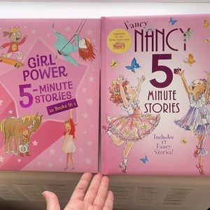 Lot of 2 books- Girl Power 5 minute stories and Fancy Nancy 5 minute stories